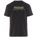 Hacar T-Shirt Bi-Colour zwart/grijs incl. logo HACAR